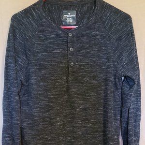 American Eagle Outfitters, Dark Gray, Teen/Youth Small, Long Sleeve Shirt